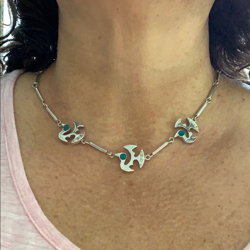 Unique and beautiful Sterling silver necklace